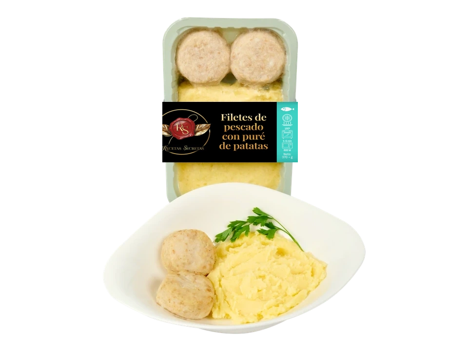 Fish fillets with mashed potatoes