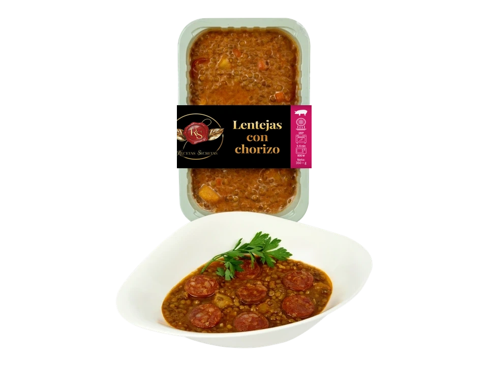 Lentils with chorizo
